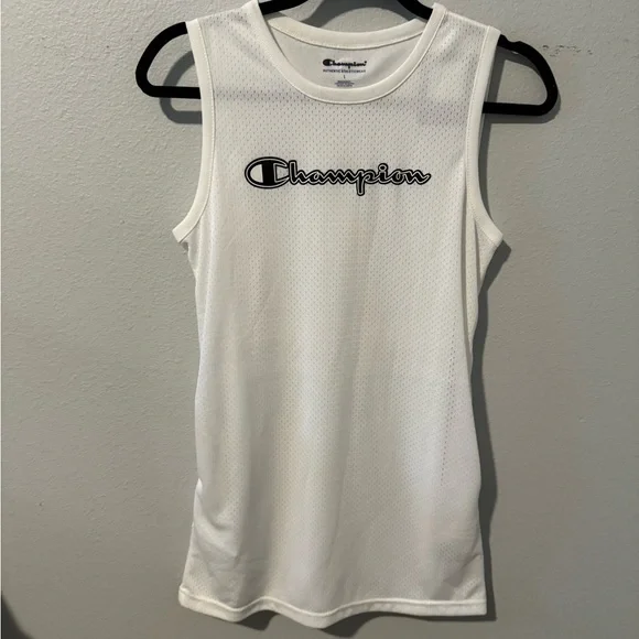 knee length dresses for ladies Champion Reversible Mesh Cropped Tank S Black main image 0